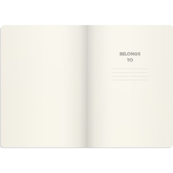 Burde Deluxe Notesbog, B5, linjeret, brown