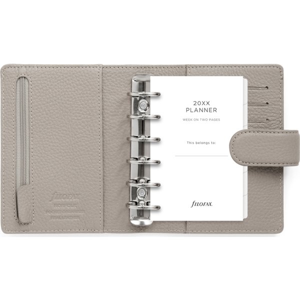 Filofax Norfolk Kalenderomslag | Pocket | Taupe