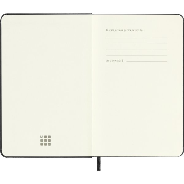 Moleskine 2025 Kalender | H | Uge h. | Poc. | Sort