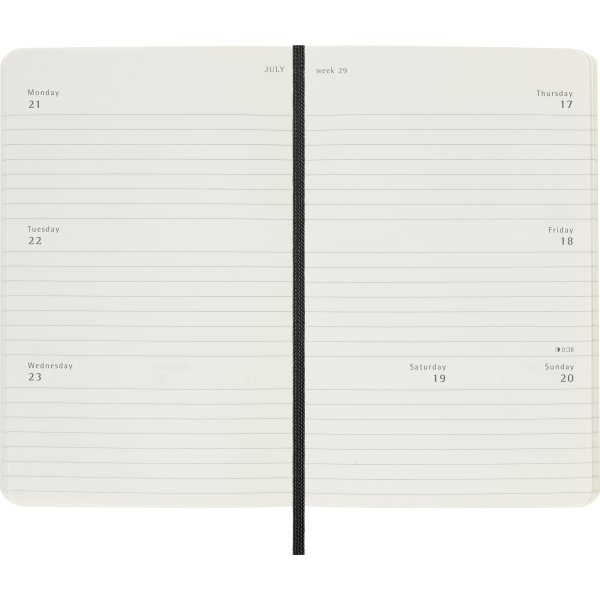 Moleskine 2025 Kalender | S | Uge h. | Poc.