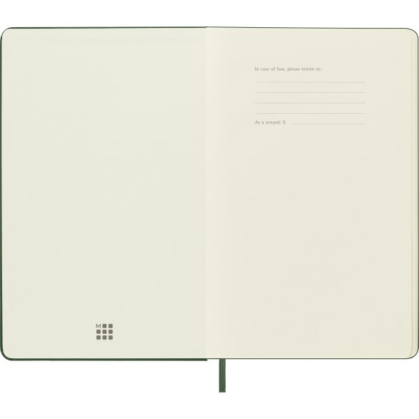 Moleskine 2025 Kalender | H | Uge | L | Grøn