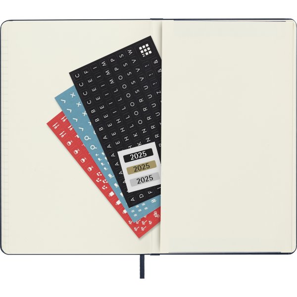 Moleskine 2025 Kalender | H | Uge | L | Sort