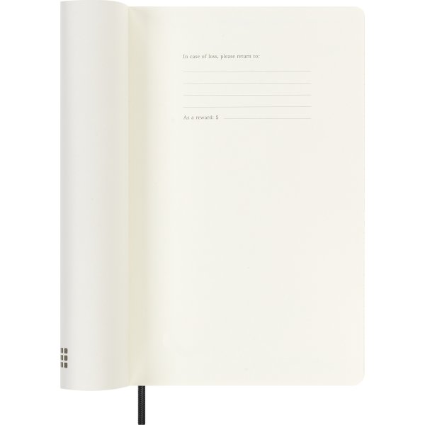 Moleskine 2025 Kalender | S | Uge | L | Sort