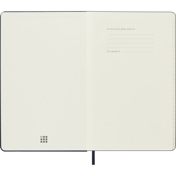 Moleskine 2025 Kalender | H | Uge v. | L | Sort