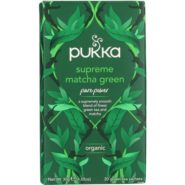 Pukka Supreme Macha Green øko., 20 breve