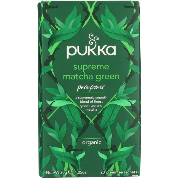 Pukka Supreme Matcha Green øko., 20 breve