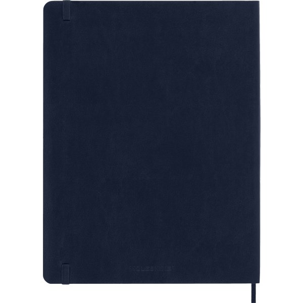 Moleskine 2025 Kalender | S | Uge | XL | Blå