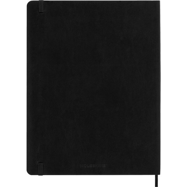 Moleskine 2025 Kalender | S | Uge | XL | Sort