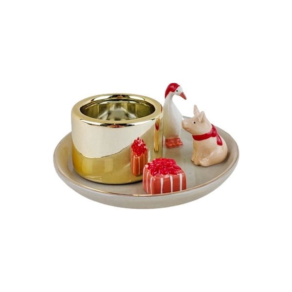 Lysestage til bloklys, Dia. 12cm, Nordic Pixie