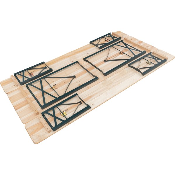 Festival bord-bænkesæt, foldbart, 200x50 cm, FSC