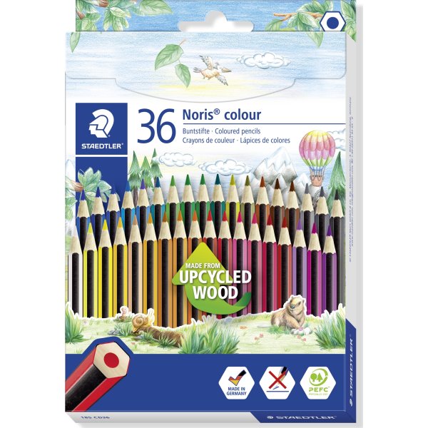 Staedtler Noris 185 Farveblyanter | 36 farver