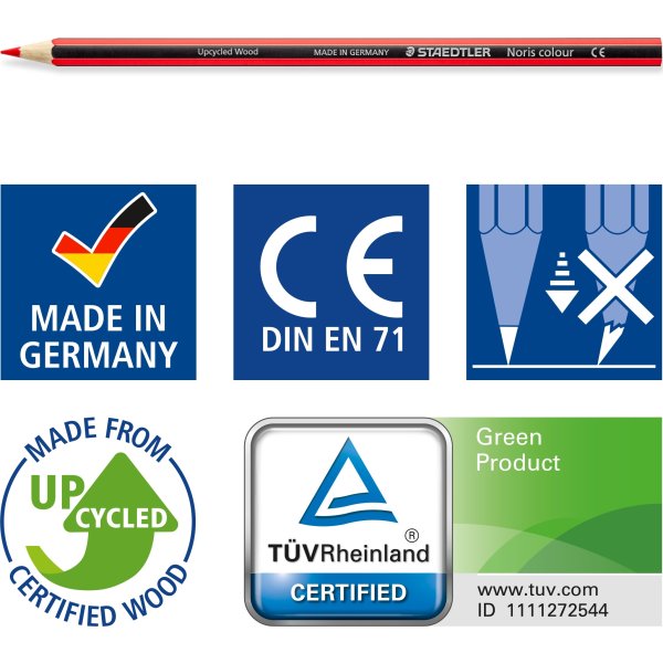 Staedtler Noris 185 Farveblyanter | 36 farver
