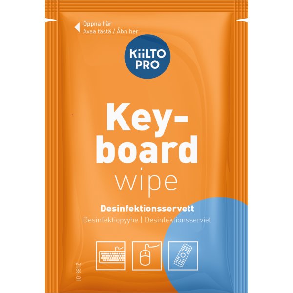 Killto Pro Keyboard Wipes 62% | 80 wipes