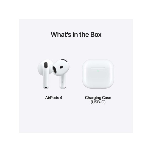 Apple AirPods (4. generation) høretelefoner, hvid