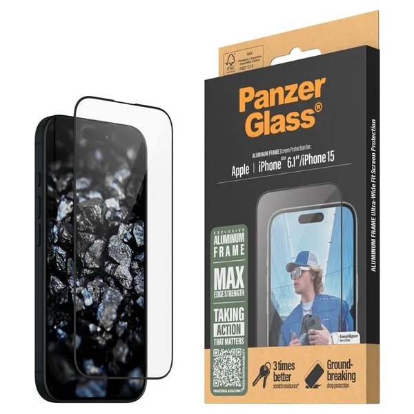 Panzerglass Apple iPhone 16, gennemsigtig