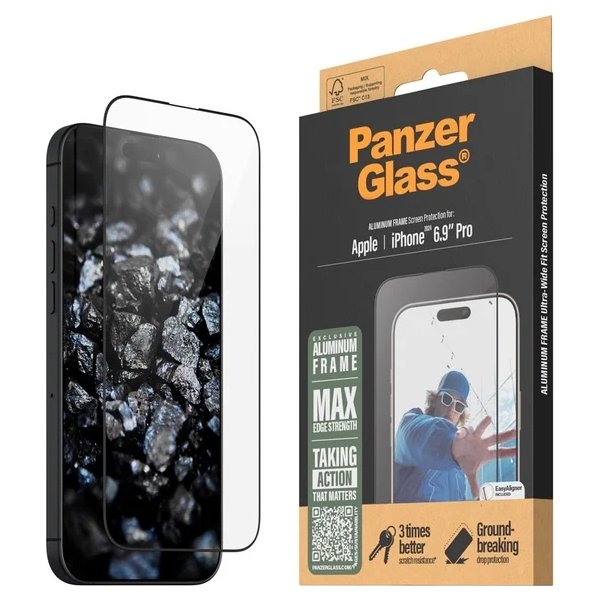 PanzerGlass iPhone 16 Pro Max, gennemsigtig