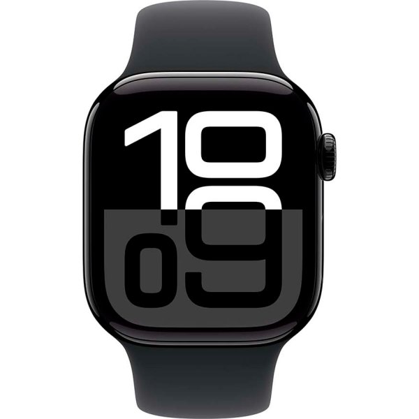 Apple Watch Series 10 (GPS+4G) 42mm, jet sort, M/L