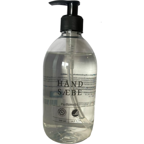 Håndsæbe u/parfume | Flydende | 500 ml