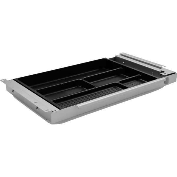 Slim Tray Small udtræksskuffe i Alu