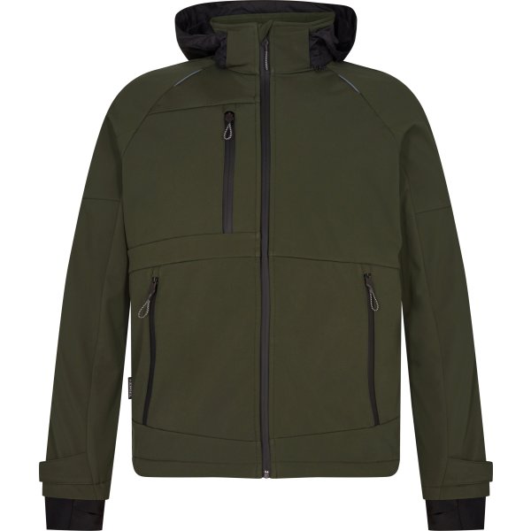Engel X-treme softshelljakke, Grøn, Str. 2XL