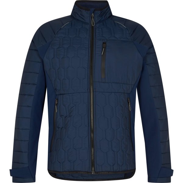 Engel X-treme quiltet jakke, Blå, Str. 2XL