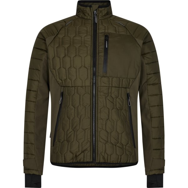 Engel X-treme quiltet jakke, Grøn, Str. 2XL