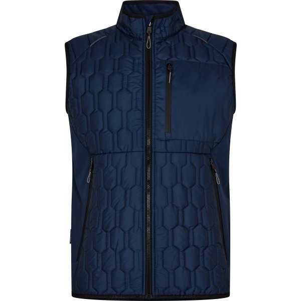 Engel X-treme quiltet vest, Blå, Str. 2XL