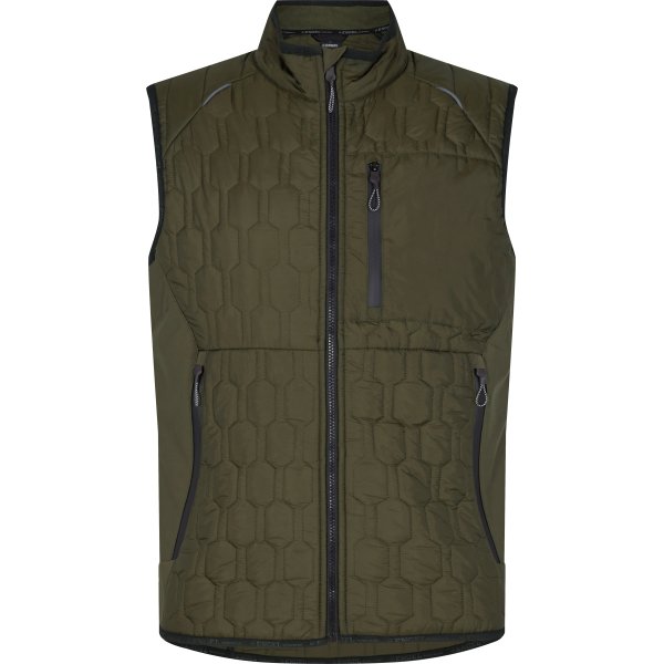 Engel X-treme quiltet vest, Grøn, Str. M