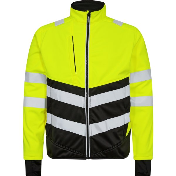 Engel Safety softshelljakke, Gul, Str. XL