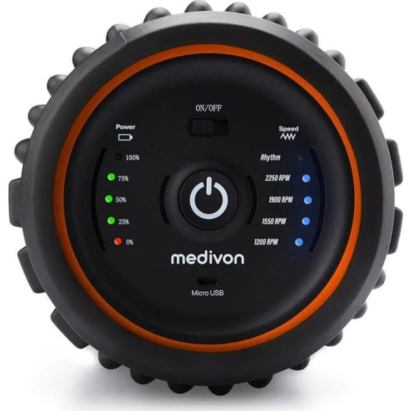 Medivon Foam body Roller, sort
