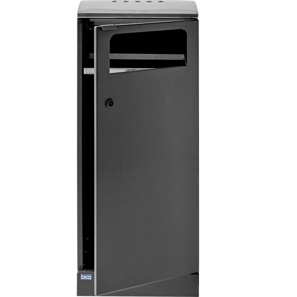 Bica 5079 Papperskorg + askkopp, utomhusbruk 100 L