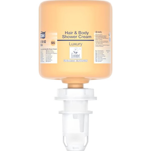 Tork S5 Mini Luxury Hair & Body tvål, 525 ml