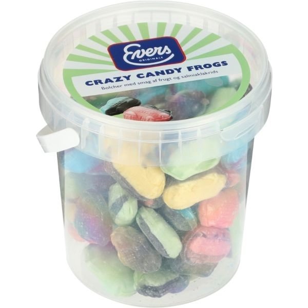Evers Crazy Candy Frogs Bolcher, 600 g