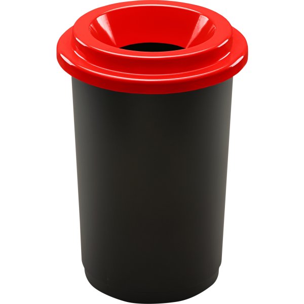 Eco Affaldsspand til sortering, 50 L, rød
