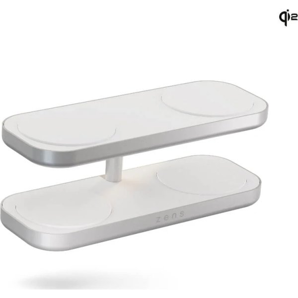 Zens Trådløs Oplader pro 4 Qi2, hvid