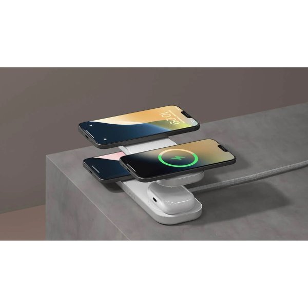 Zens Trådløs Oplader pro 4 Qi2, hvid