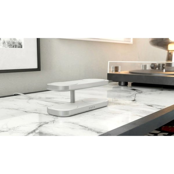 Zens Trådløs Oplader pro 4 Qi2, hvid