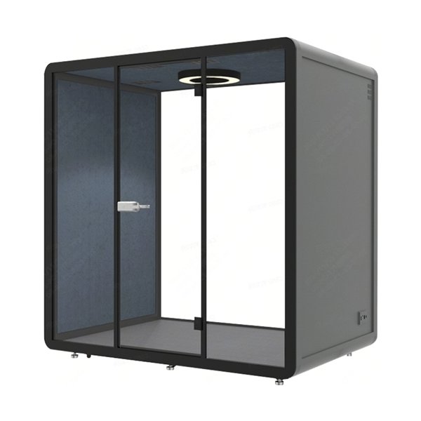 MuteTalk mødeboks, 2-4 pers., inkl. bord/2 sofaer