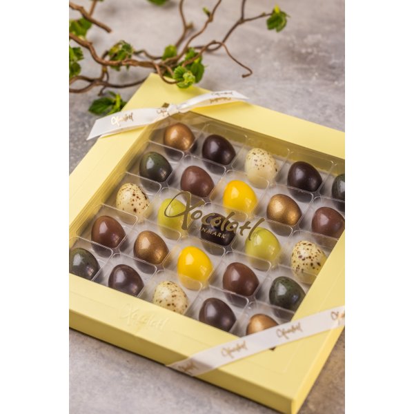 Xocolatl Easter Yellow Påskeæg, 25 stk
