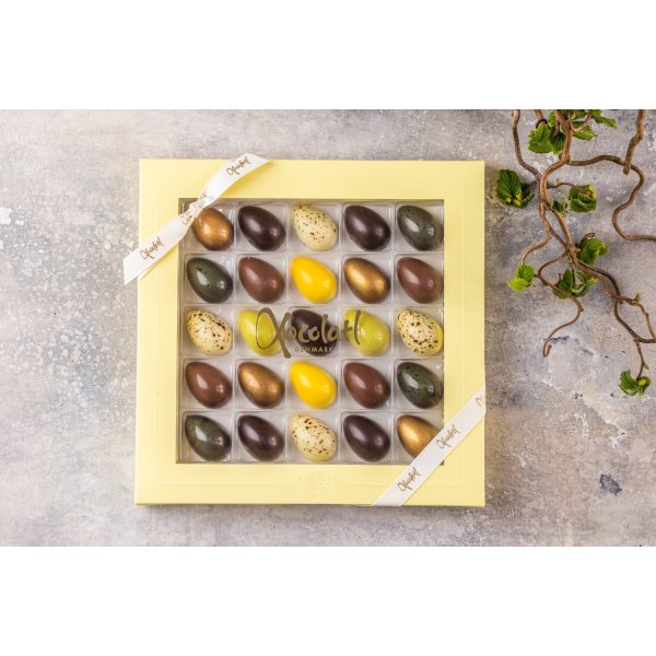 Xocolatl Easter Yellow Påskeæg, 25 stk