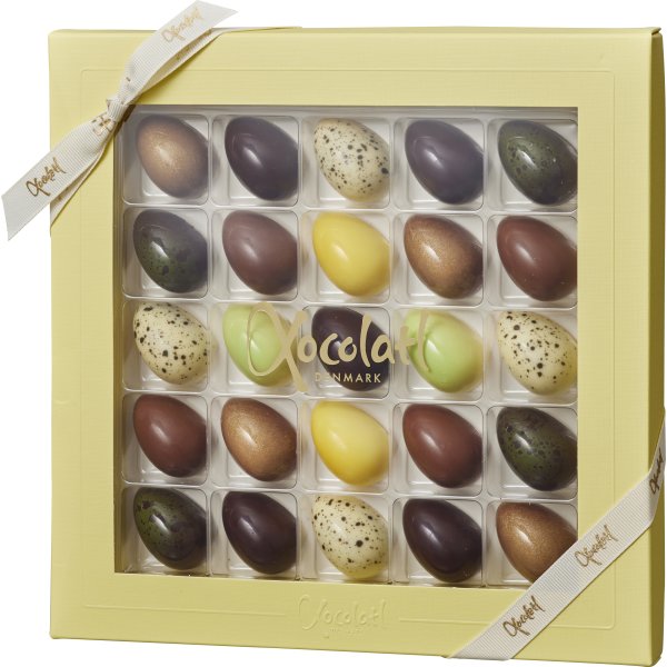 Xocolatl Easter Yellow Påskeæg, 25 stk