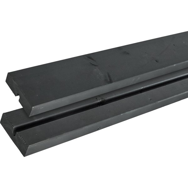 Plus Cubic bænk 120 cm, Sort