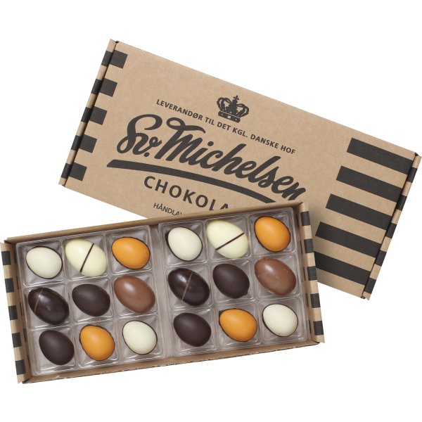 Sv. Michelsen Små Påskeæg i Gaveæske, 18 stk
