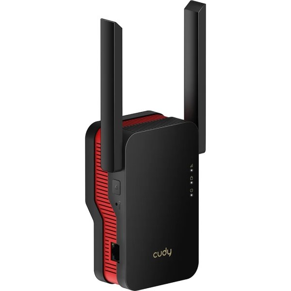 CUDY Wi-Fi Forlænger RE3000 AX3000 Mesh, sort