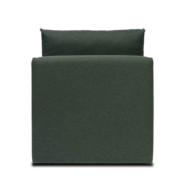 Fondi modulsofa, midtermodul, grøn, 1 stk