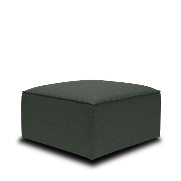 Fondi modulsofa, pufmodul, grøn, 1 stk