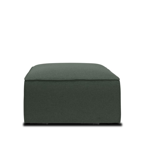 Fondi modulsofa, pufmodul, grøn, 1 stk