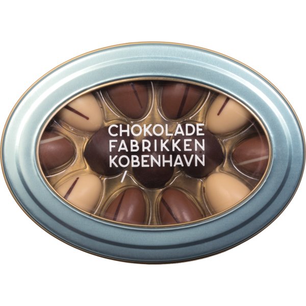 Chokolade fabrikken København dåse m. 13 påskeæg