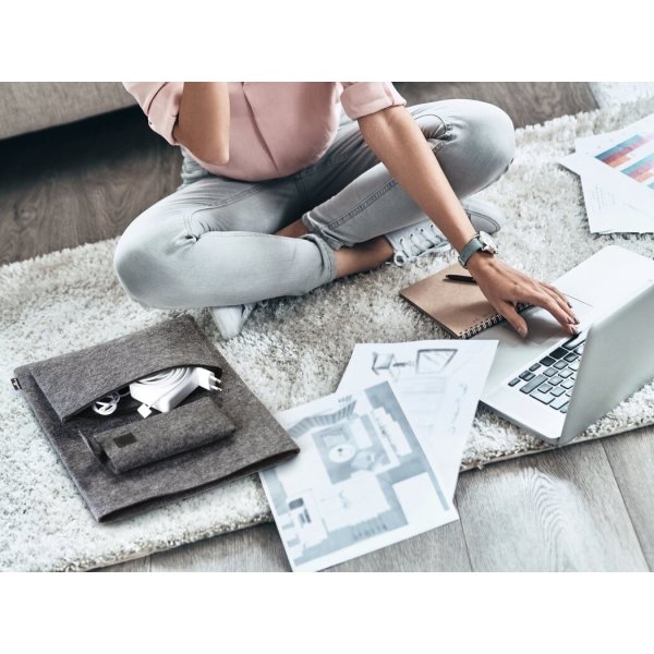 Durable EFFECT MultiBag 16,4'' Computer Sleeve grå