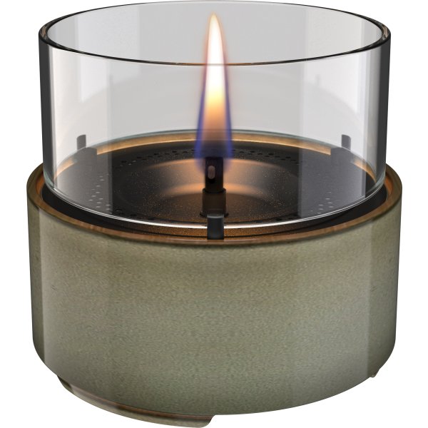 Tenderflame Bordlys Café 14 Reactive Glass, grøn